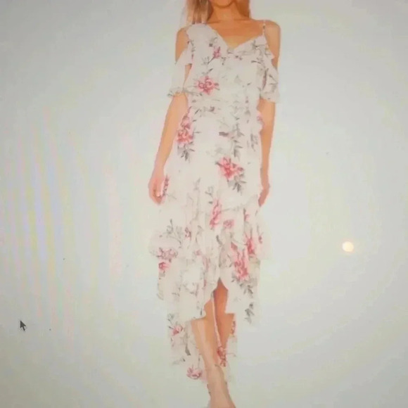 JOIE FLORAL PRINT MAXI DRESS - Picture 1 of 5